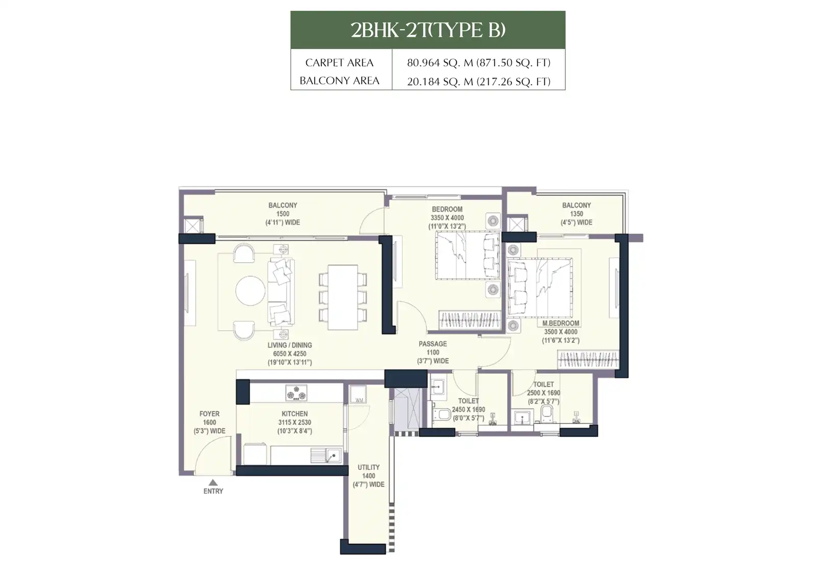 floor-plan-Emaar Urban Oasis Phase 4 -  Luxury residential property in Gurgaon